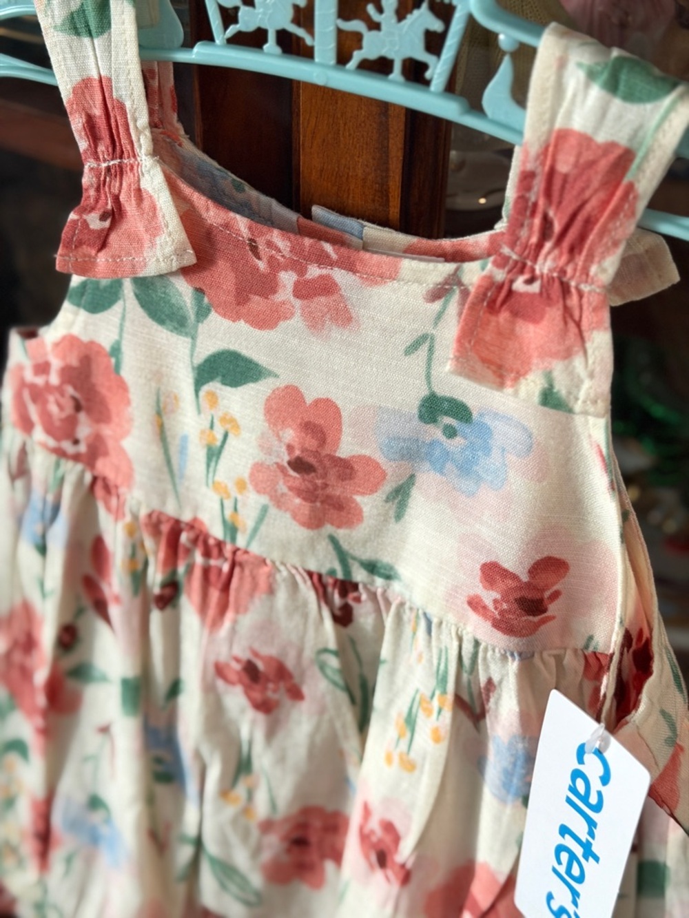 New Toddler Girl bundle Carter's Bunny bubble with hat & Romper with Cardigan - Picture 7 of 14